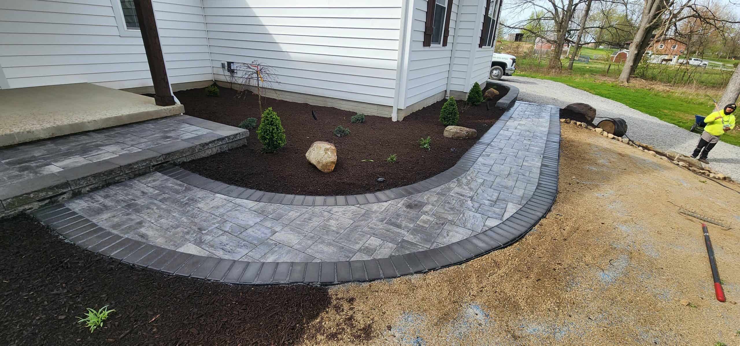 Begin hardscaping projects with professional designers familiar with the latest trends