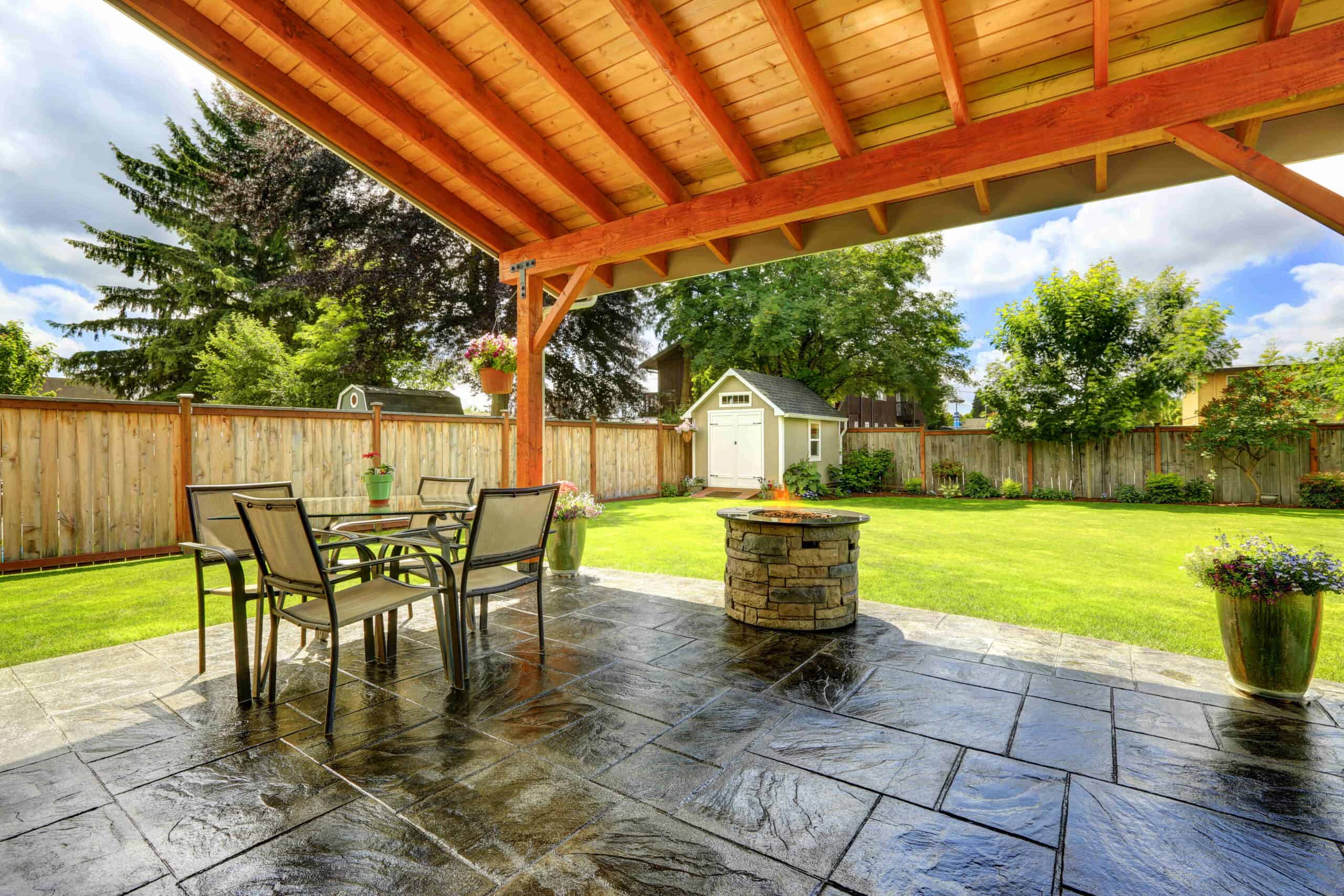 Develop beautiful patios that welcome guests without breaking the bank